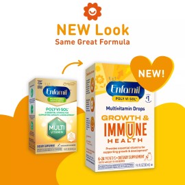 Enfamil Tri Vi Sol Vitamin A C & D Supplement Gluten Free Liquid Formula 50ml