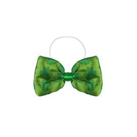HENBRANDT St Patrick's Day Fancy Dress Lucky Irish Bow Tie Green Shamrock Design Accessory