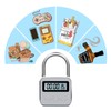 Metal Time Padlock - Time Management Tool Timer 99 Hours