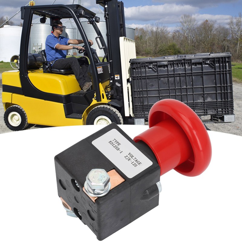 Emergency Push Button Switch DC80V Reliable Emergency Stop Switch Replacement