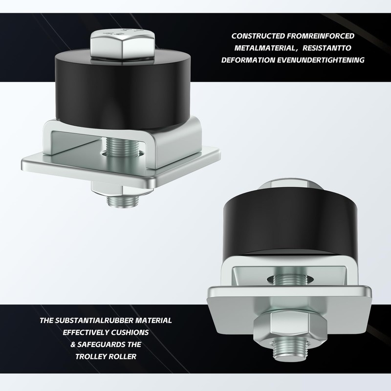 SKTREX Trolley Roller Wheels Limit Trolley Assembly Positioning for Unistrut
