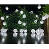 SPLOcolor - Cadena de luces solares impermeables para exteriores, 36