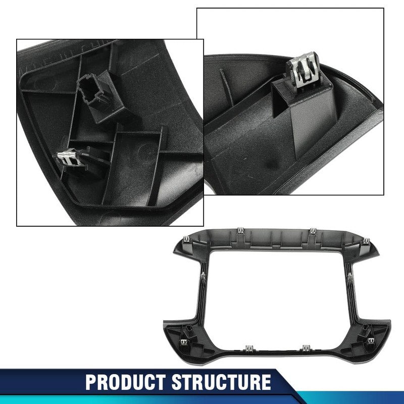 PIT66 Dash Center Control Bezel Panel Compatible with Chevy Silverado