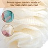 2Pack Back Scrubber for Shower，PIPUHA Loofah Sponge Shower Brush Using