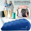 Circa Air Inflatable Wedge Pillow for Travel - Lightweight &