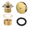 Artiwell Push & Lock Tub Trim Set with Single-Hole Overflow