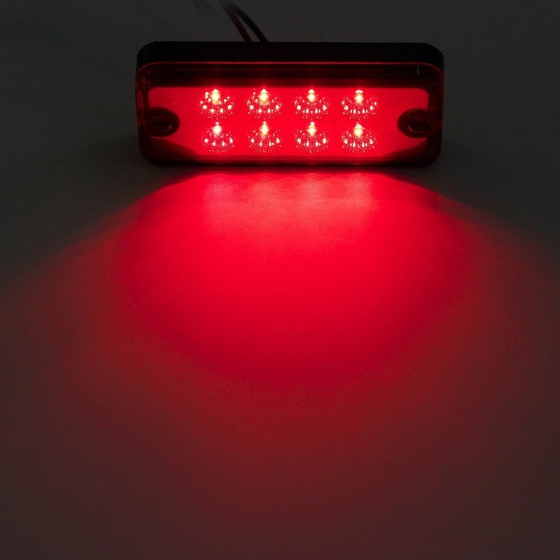 Partsam 20Pcs 4 Inch Led Rectangular Side Marker Clearance Lights,