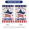 250th Anniversary American Garden Flag - Double-Sided Design