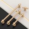 Asidrama 10 Pack 5 Inch(128mm) Champagne Gold Cabinet pulls Kitchen