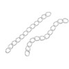 NX Garden Tail Extender Chain 100PCS K White Gold 50