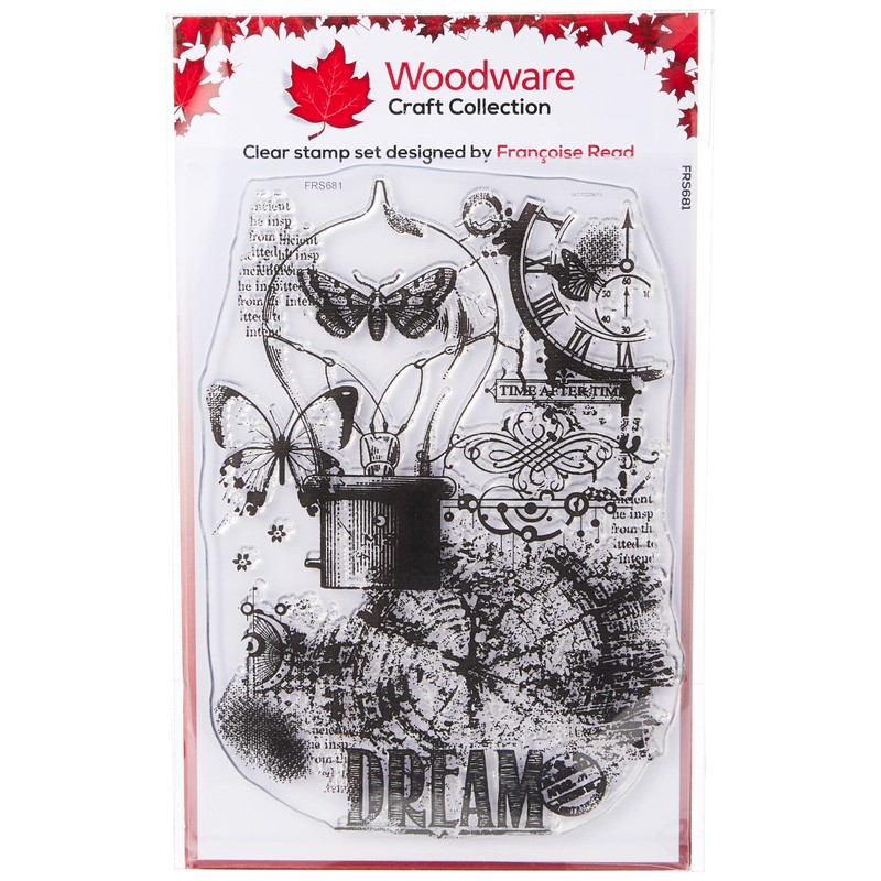 Woodware A6 Clear Cling Stamps - FRS681 Dream Machine