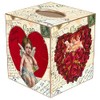 Marye-Kelley Valentine Love Greetings Paper Mache Tissue Box Cover