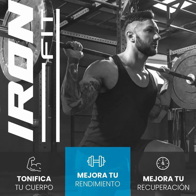 Creatina Monohidratada Iron Fit 1kg Sabores 200 Servicios