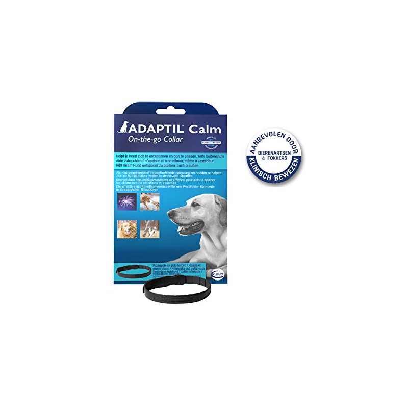 Adaptil - Adjustable Collar, Calming and Comfort, M-L Dog