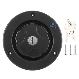 Rv City Water Inlet,Fresh Water Inlet Rv,Freshwater Inlet for RV,Fresh Water Fill Hatch Inlet Lockable Leakproof Water Filler with 2 Keys for RV Motorhome
