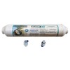 Inline Granulated Activated Carbon Filter 10" with 3/8" Adapters
