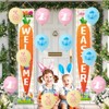 HADCKJA Easter Party Decorations - Latex Balloons with Bunny &