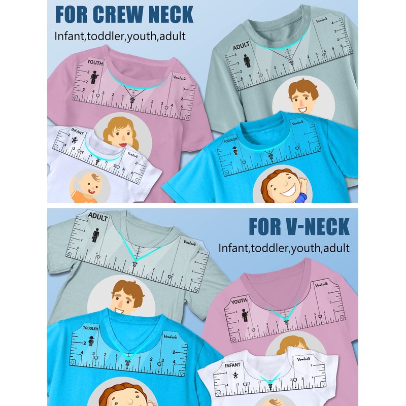 T-Shirt Ruler Guide Alignment Tool to Center Designs, Tshirt Ruler