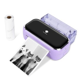 TP31 Mini Tattoo Stencil Printer, with 30pcs Transfer Paper,Battery super endurance,Bluetooth Phomemo Tattoo Machines Printer for Tattoo Beginners & Artists, Compatible with Tablet,Smartphone:_PurPle
