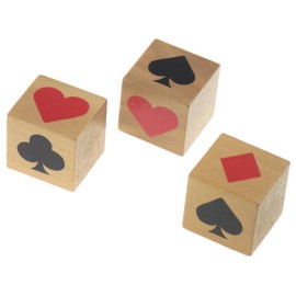 Hickoryville Trump Suit Marker Lot of 3 - Indicator for Euchre Bridge Pinochle and Other Card Games Large Pips