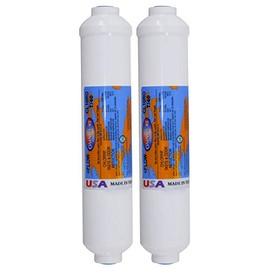 [2 Pack of] Omnipure CL10RO T40 GAC Carbon 5 Micron Inline Water Filter