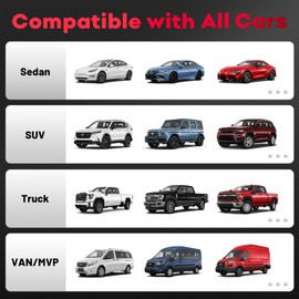 Automotive Parts and Accessories Zettum Car Windshield Cover for Ice and Snow - 600D Windshield Snow Cover with Side Mirror Cover Heavy Duty, Standard Winter Frost Hail Protector for Most Car, Truck, SUV, Van and MPV (70 x 50 Inch)