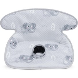 INFANZIA Waterproof Protective Pad for Potty Training, Child Seat Protector with Dry Seat for 6 Months - 4 Years, Universal for All Pushchairs & Car Seats (Grey Elephant, Pack of 1)