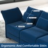 LLappuil Modular Sectional Storage Couch Ottoman Seats，Storage Ottoman Footrest Modules