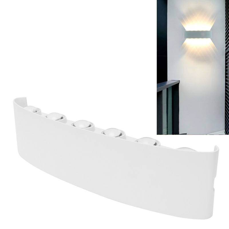 12LED 12W Wall Lamp Waterproof LED Outdoor Lighting for Living