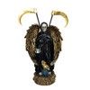 Wings Grim Reaper Black Santa Muerte con Alas Statue 13