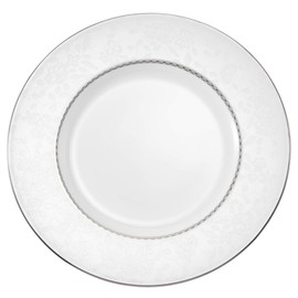 Narumi 51461-5120P Plate, Milano Bianca, 10.6 inches (27 cm), White, Floral Pattern, Plum Blossom, Cute, Stylish, Dinner Plate, One Plate, Lunch Plate, Flat Plate