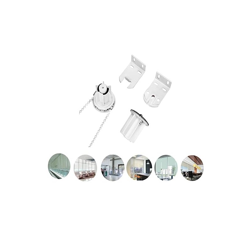 Vokowin 38mm Roller Blind Spares With Metal Bracket & Bead