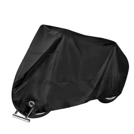 Motorcycle Cover Waterproof Rain Proof Dustproof Folding Silver Coating Outdoor Motorbike Shelter