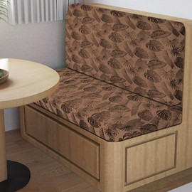 ANARACHON RV Dinette Cushion Covers, Stretch Camper Cushion Slipcovers for Travel Trailer Couch RV Booth Seat, Replacement Camper Sofa Chair Protector (2 Backrest Cover & 2 Bench Cover,Beige)