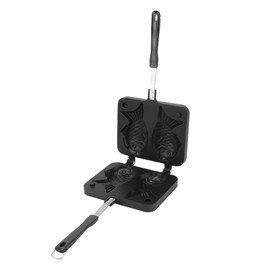 Taiyaki Japanese Fish Shape Pancake Double Pan Non-Stick Coating with 2 Sided Fish Mould and Aluminium Alloy Mould
