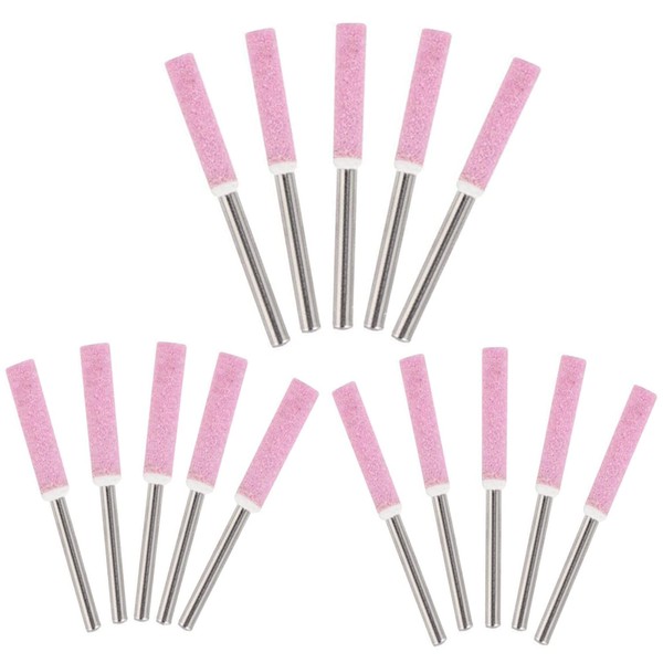 KEWAYO 15 Piece Drill Bit for Grinding Diamond Whetstone Cylindrical