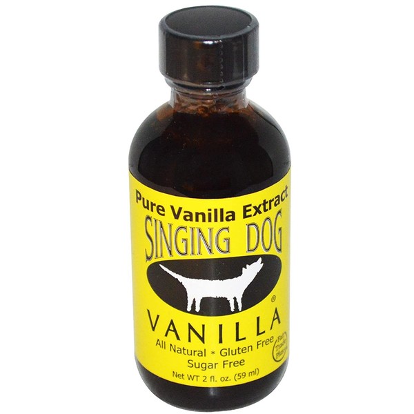 Singing Dog Vanilla, Pure Vanilla Extract, 2 Fluid Ounce Bottle
