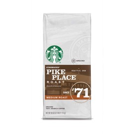Starbucks Pike Place Medium Roast Ground Coffee (40 Ounce .)