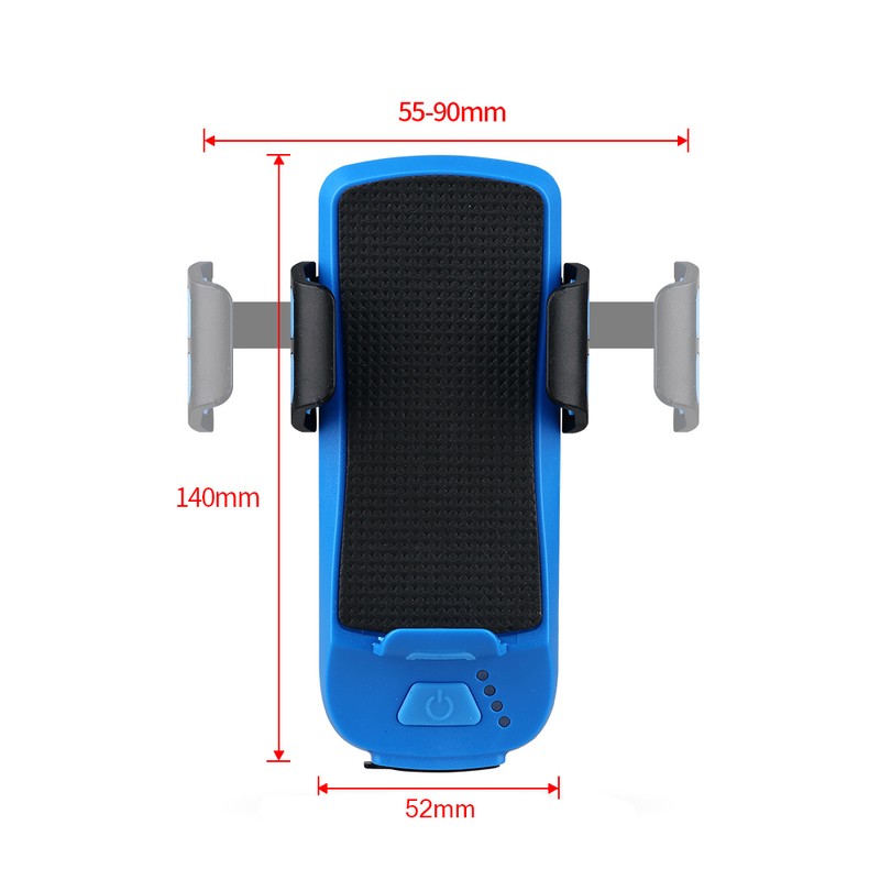 Multifunction Bike Light With Phone Holder Bicycle Highlight 2400/4000mAh Power