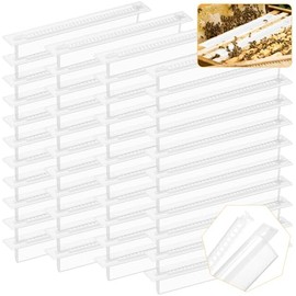 Qualirey 50 Packs Reusable Hive Beetle Trap, Plastic Blaster Beetle Traps for Beehives Beekeeping Tools, Beekeeping Supplies