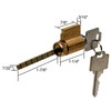 CRL Cylinder Lock with Compatible Keyway for Weiser Kwikset and