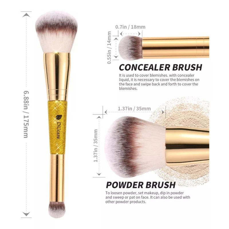 DUcare Brochas De Maquillaje Ducare De Doble Punta
