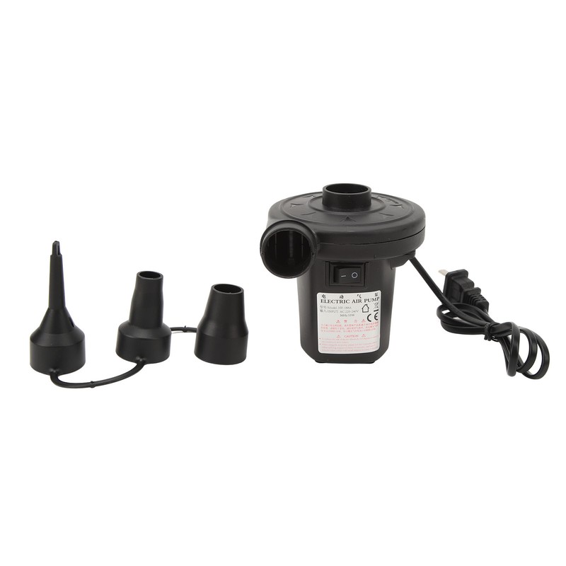 Electric Air Pump Portable Quick Fill Air Mattress Pump with