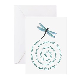 CafePress Witches Law Rule Of Three Greeting Cards (Pk Of 10 Folded Greeting Cards (10-pack) Glossy