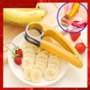 Easy Banana Slicer Hot Dog Peeler Household Fruit Salad Milkshake
