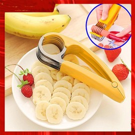 Easy Banana Slicer Hot Dog Peeler Household Fruit Salad Milkshake Cucumber Slicer Kitchen Gadgets