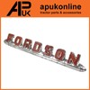 APUK Red Fordson Logo Emblem Badge Pin Mount Replacement for