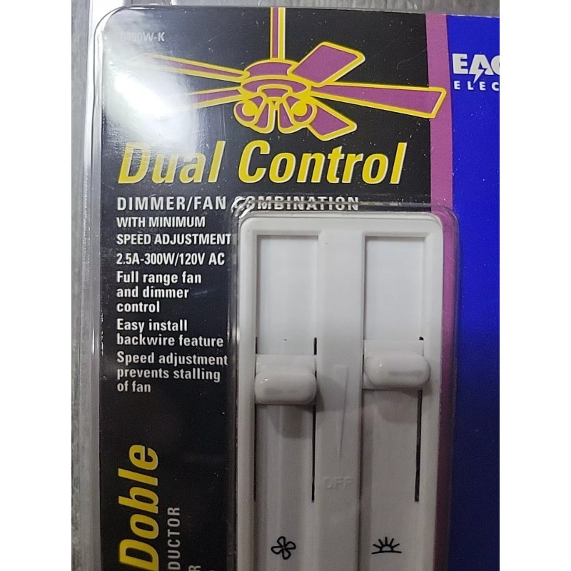 Eagle Electric Dual Control Dimmer Ceiling Fan Combo Eagle Electric