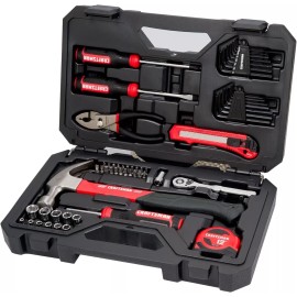 CRAFTSMAN 57 Piece 1/4-in Drive Mechanics Tool Set/Home Hand Tools Kit with Case