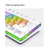 61 Keys Mechanical Keyboard RGB Backlight Colorful Keycaps Mini Wired